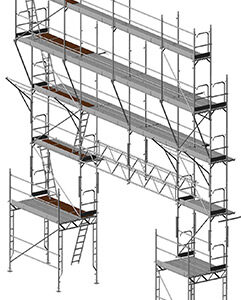 andamio multidireccional